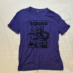 Scary Squad Halloween Purple Shirt Size Women’s Small